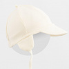 Detská bavlnená čiapka so šiltom New Baby Casually dressed cream Smotanová 80/86