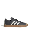 adidas VL Court Base Trainers Mens Crbn/Wht/Almin 8.5 (42.7)