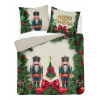 Posteľná Bielizeň 160x200 vianočná holland luskáčik christmas