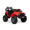 Elektrické autíčko Beneo Motors OFFRIDE 4x4² Dvojmiestne 24V, červené, MP3 Prehrávač s USB/AUX vstupom, Pohon 4x4, Lítiová Batéria, EVA kolesá s odpružením, Diaľkový ovládač, LED Svetlá