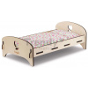 Drevená postieľka Wooden Bed Floral Corolle pre 30-36 cm bábiku