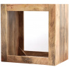 LAKŠMI odkladací stolík Hina 50 × 50 × 35 cm z mangového dreva – Mango Natural