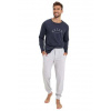 Pánské pyžamo Sammy 3078/3079/32 TARO jeans L