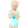 Dojčenské body - WINKIKI WNB 91308, tyrkysová Farba: Tyrkysová, Veľkosť: 92