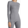 Dámske funkčné tričko s dlhým rukávom Falke Women long sleeve Shirt Wool-Tech - grey-heather L