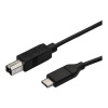 StarTech.com USB2CB3M USB kábel 3 m USB 2.0 USB C USB B Čierna (USB2CB3M)