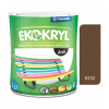 Ekokryl Lesk V2062 0232 hnedá kávová - vrchná akrylátová farba na drevo a kov 0,6l