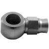 Prietokové oko krátke (banjo), pre hadicu AN3 priame, 10,2mm (pre skrutky AN3, M10), nerez