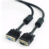 GEMBIRD Kabel VGA prodlužovací 1,8m, černý (HD15M/F, dvojité stínění, feritová jádra) CC-PPVGAX-6B