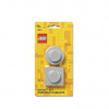 LEGO magnetky šedé