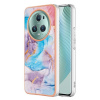 Gumený kryt Electroplating na Honor Magic5 Lite - Blue Marble