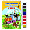 Krtek 2 Omalovánky s vodovými barvami a štětcem