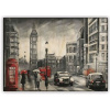Obraz drevený: London, 485x340