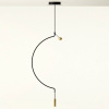 Axo Light Axolight Liaison M1 lampa čierna/zlatá 46 cm - SPLIAIM1NE00LED