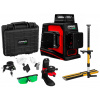 Krížový laser - Pro LK-360.3dg Zelená rovina Laser + pól (Krížový laser - Pro LK-360.3dg Zelená rovina Laser + pól)