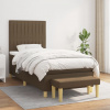 zahrada-XL Boxspring posteľ s matracom tmavohnedá 100x200 cm látka 3137296