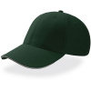 Atlantis Headwear Kšiltovka Sport Sandwich, baseballová, 6 panelová COT33050495799-bottle gree UNI Zelená lahvově/bílá