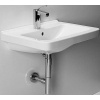 Jika Cubito - Umývadlo s prepadom 550 mm x 420 mm, otvor na batériu, Jika Perla, biela H8104221001041