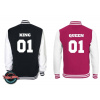 Mikiny pre páry King 01 / Queen 01