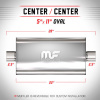 MagnaFlow 12576 tlumič výfuku oválný 63,5 mm (MagnaFlow #12576 Satin Stainless Steel Mufflers)