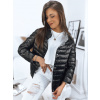 Čierna dámska obojstranná prešívaná bunda LUIZA TY3557 2XL