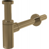 ALCA Umývadlový sifón DN32 DESIGN, GOLD-brúsený mat A400-G-B