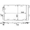 MAHLE Kondenzátor, klimatizace BEHR AC 375 000S
