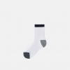 Hysteria Dámske biele ponožky Happy Socks Grace // kolekcia Hysteria