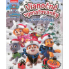 Vianočné vymaľovanky a samolepky Labková patrola