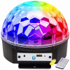 DISKOTÉKOVÁ GUĽA REFLEKTOR PROJEKTOR DISCO S DIAĽKOVÝM OVLÁDANÍM A BLUETOOTH REPRODUKTOROM