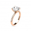 iZlato Forever Diamantová obruč z ružového zlata pre 2ct diamant Hilary, 14K CSTM6PR-200