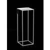 Stojan na kvety Kwietnik Metalowy Stojak 70cm biały LOFT