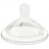 Chicco cumlík na fľašu Natural Feeling silikón rýchly prietok 2 ks V001515