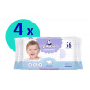 BELLA Panda Sensitive vlhčené obrúsky - 4 x 56 ks