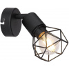 Globo 54802S-1 nástenné svietidlo Xara 1x40W | E14 - čierna