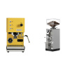 Profitec GO, yellow + Eureka Mignon Libra, CR grey
