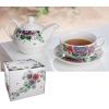 Gilde Gilde Porcelánová kanvica s kvetinovým motívom 