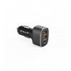 Tellur Car Charger FCC9, 56W, 9A (2XQC 3.0 + PD20W) čierna