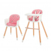 KINDERKRAFT Židlička jídelní Sienna pink (KKKSIENPNK0000)