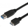 PREMIUMCORD Kabel USB 3.0 A - Micro B 3m, propojovací (M/M) ku3ma3bk
