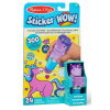 Pečiatka s 300 nálepkami Sticker Wow - fialový Jednorožec - Melissa and Doug