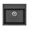 Granitový drez Sinks Solo 560 Metalblack