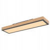 Stropné Svietidlo obdĺžnikový Globo 60 x 15 cm béžový, sivý