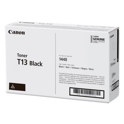 Canon originál toner T13, black, 10600str., 5640C006, Canon i-SENSYS X 1440iF, 1440i, 1440P, 1440Pr, O