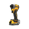 DEWALT Akumulátorový rázový uťahovák 18 V bez uhlíkovej kefky (2 x 1,7 Ah batéria + nabíjačka + TSTAK) DCF850E2T