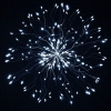 SPRINGOS LED Hviezda Supernova - 30cm, 100LED, 8 funkcií, IP44, teplá biela