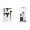 Rancilio Silvia PRO X, white + Eureka Atom Specialty 65, white