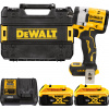DEWALT 18V XR 1/2” Aku rázový uťahovák s poistným krúžkom, 2x 5,0 Ah DCF921P2T-QW