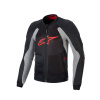 Bunda TROOP-AIR, ALPINESTARS (čierna/svetlo šedá/červená, veľ. XL)