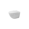 DURAVIT Starck 3 závesné WC, sedadlo SoftClose, Rimless, biela, 45270900A1